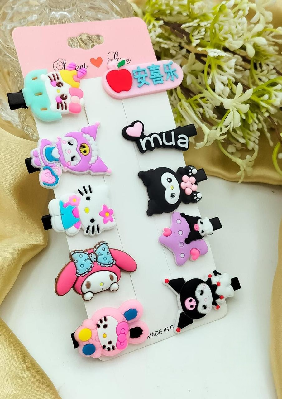 Fancy Silicone Kids Hair Pins, Cute Cartoon Hair Clips, Baby Girl Hair Accessories Fancy Silicone Kids Hair Pins, Cute Cartoon Hair Clips, Baby Girl Hair Accessories